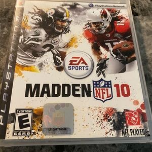 NFL Madden 10 ps3 game